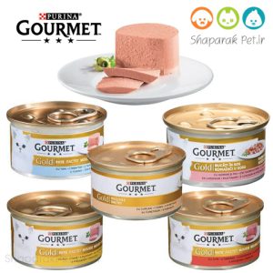 کنسرو پته گربه گورمت گلد 4 طعم