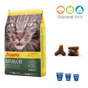 غذای گربه جوسرا نیچرکت بدون غلات اصل آلمان