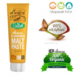 مالت دفع گوله مویی با طعم پنیر سویل پت