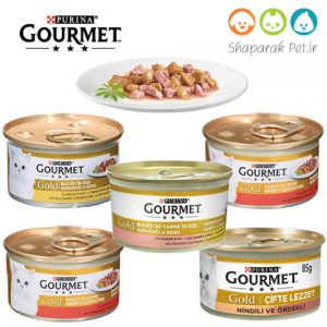 کنسرو فیله تکه ای گربه گورمت مدل چانک