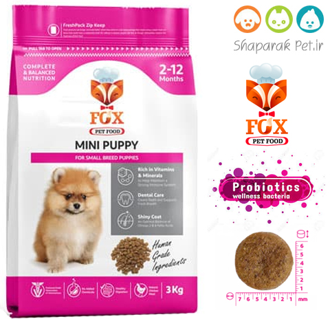 غذای توله سگ فاکس نژاد کوچک - سوپر پرمیوم