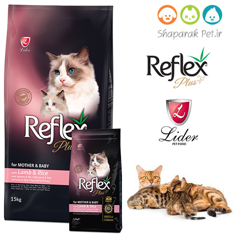 غذای گربه رفلکس پلاس مادر و بچه اصل