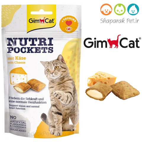 تشویقی مغزدار گربه جیم کت با پنیر وتائورین