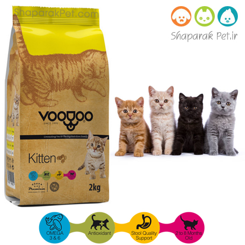 غذای بچه گربه وودو - سوپر پرمیوم