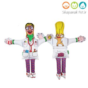 عروسک بازی سگ و گربه دکتر وندی