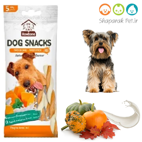 اسنک پیچی سگ دنتا لایت شیر و کدو