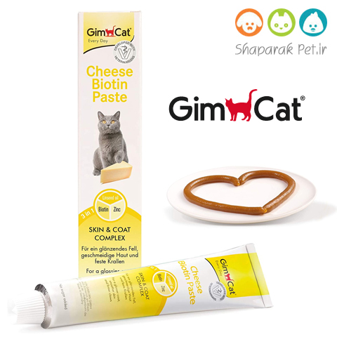 خمیر بیوتین و پنیر گربه جیم کت ضد ریزش مو