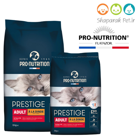 غذای گربه فلاتازور پرونوتریشن فرانسه بوقلمون