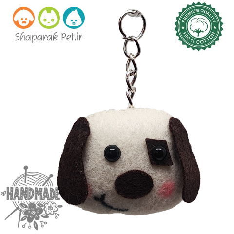 جا سوییچی نمدی طرح سگ دست دوز