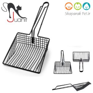 بیلچه فلزی ظرف خاک ژوانیت