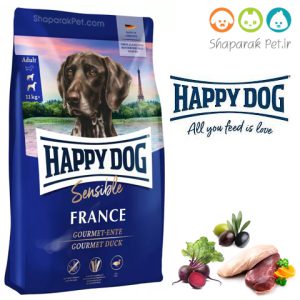 غذای سگ هپی داگ نژاد متوسط و بزرگ  مدل فرنس
