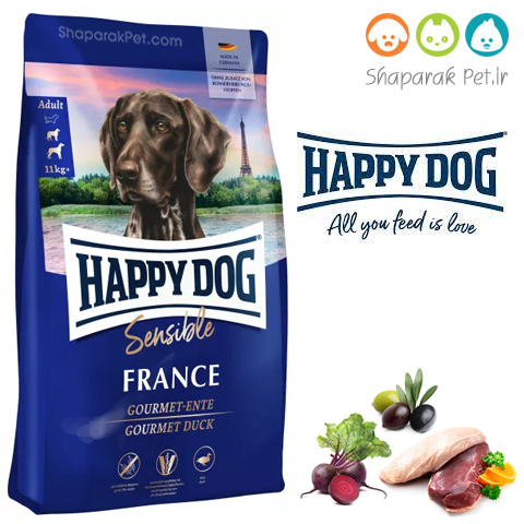 غذای سگ هپی داگ نژاد متوسط و بزرگ مدل فرنس