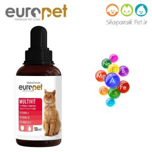 شربت مولتی ویتامین گربه یوروپت