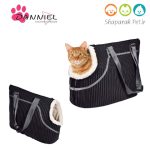 کیف زنانه حمل سگ و گربه پارچه چرم دانیل