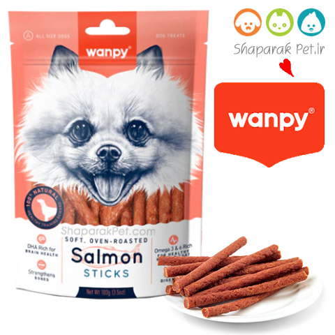 تشویقی سگ ونپی سالمون میله ای